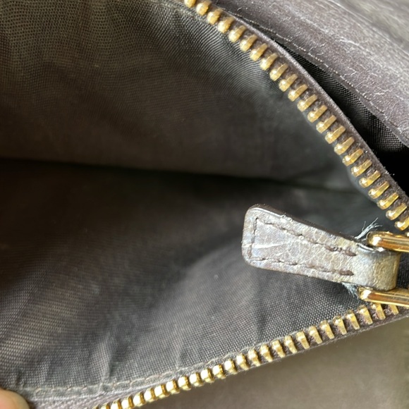 Miu Miu gray vitello shine (calfskin) matelasse tri-fold wallet - Picture 10 of 13